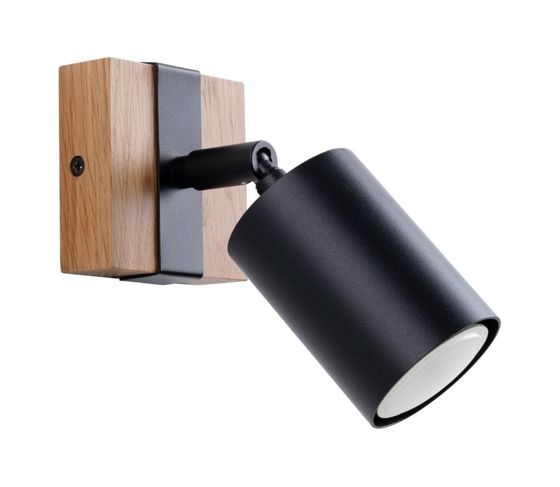 SL.1343 - Kinkiet punktowy FAGER 1xGU10/10W/230V czarny