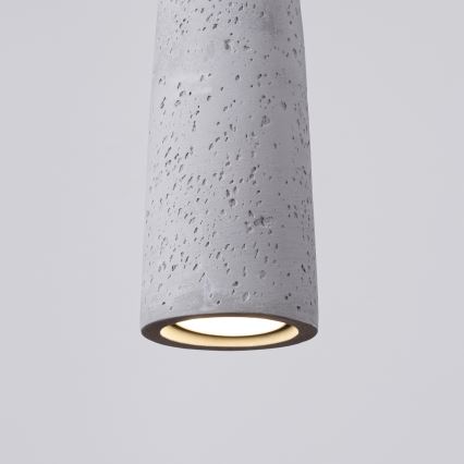Żyrandol na lince ELECTRA 1xGU10/10W/230V beton/szary