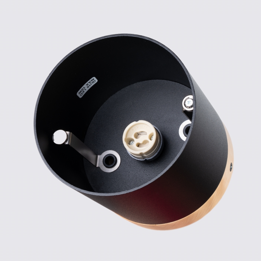 Oświetlenie punktowe RIF 1xGU10/10W/230V śr. 12 cm czarne