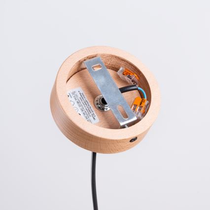 Żyrandol na lince MARION 1xE27/15W/230V śr. 29,5 cm czarny
