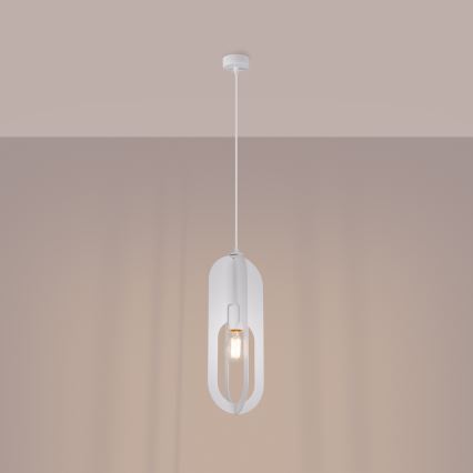 Żyrandol na lince NICUS 1xE27/15W/230V biały