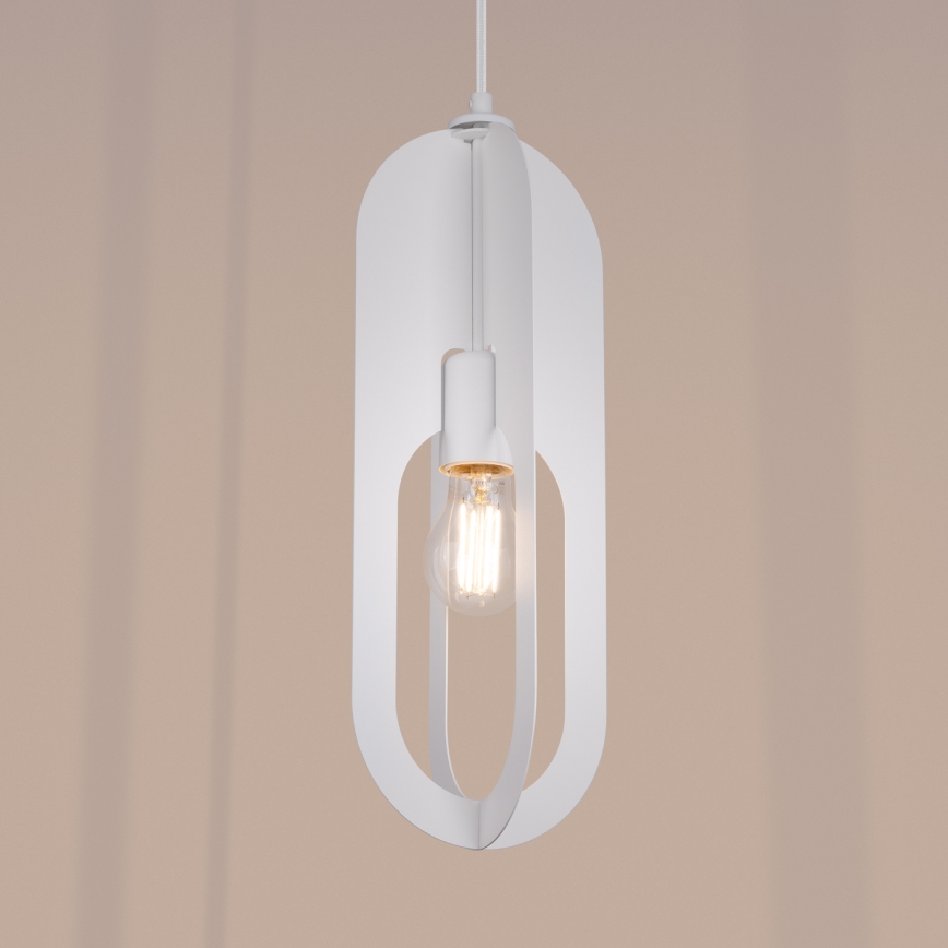 Żyrandol na lince NICUS 1xE27/15W/230V biały