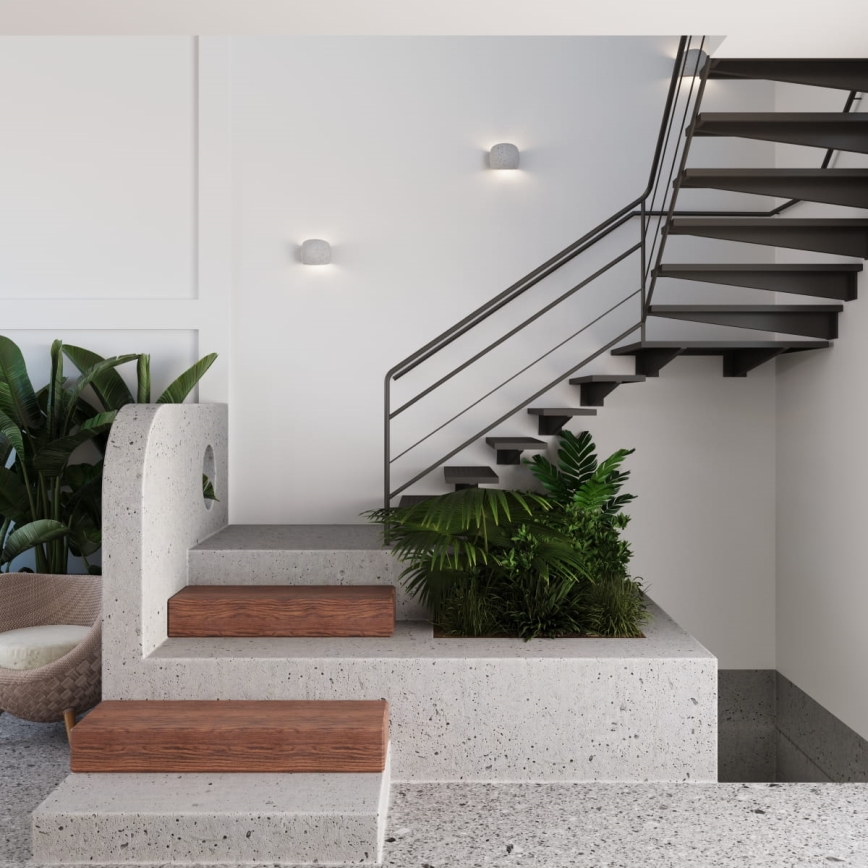 Kinkiet GLOBE 2xG9/8W/230V beton/szary