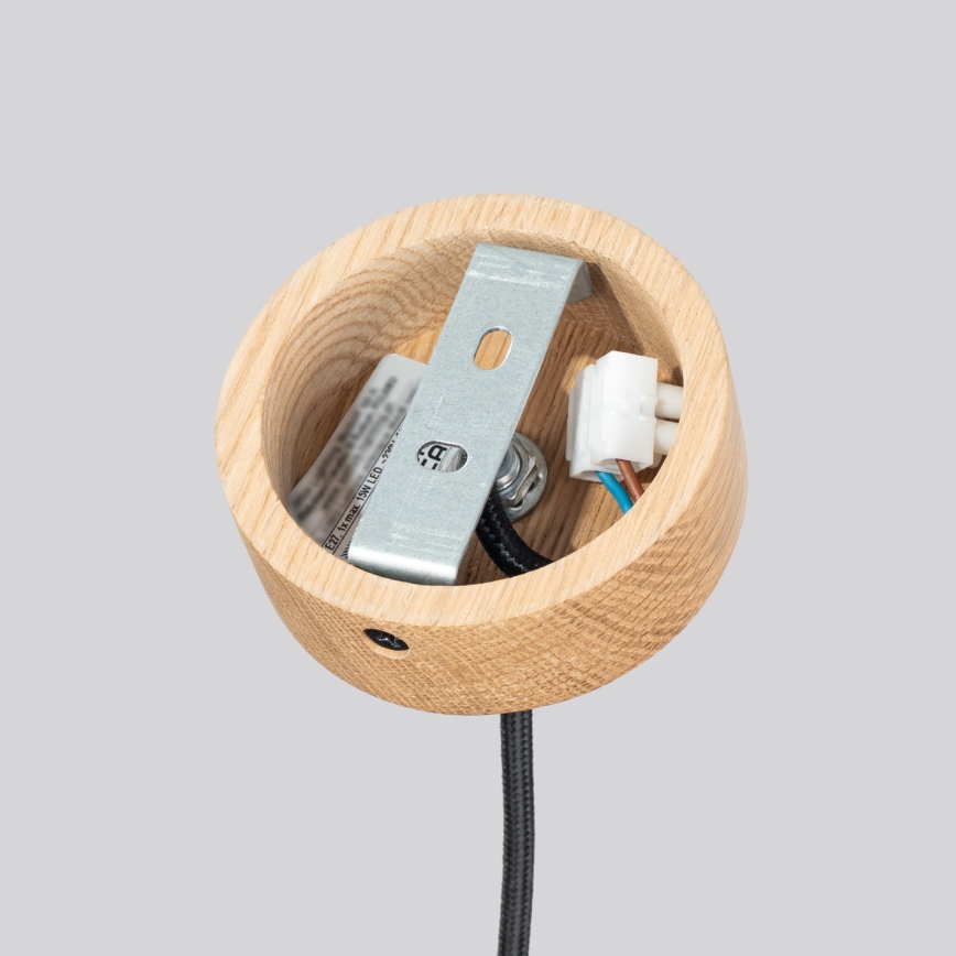 Lampa wisząca na przewodzie MAB, 1x E27/15W/230V, Ø 22 cm, beton/szary