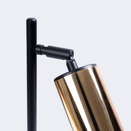Lampa stołowa WINX 1xGU10/10W/230V czarna/złota