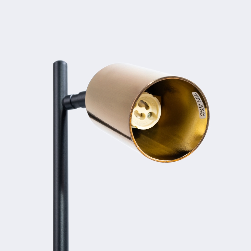 Lampa stołowa WINX 1xGU10/10W/230V czarna/złota