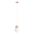 Sollux SL.1390 - Lampa wisząca na lince PEKKA 1xG9/8W/230V biała