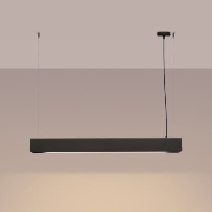 LED Żyrandol na lince SPARK 1xG13/8,5W/230V czarny