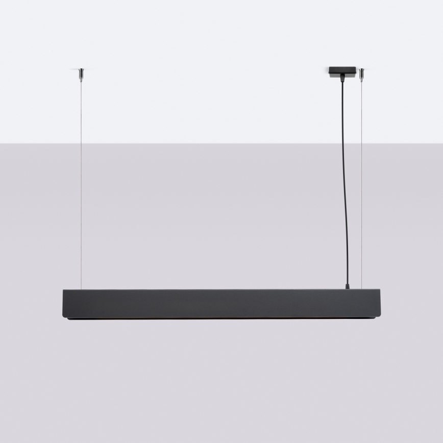 LED Żyrandol na lince SPARK 1xG13/8,5W/230V czarny