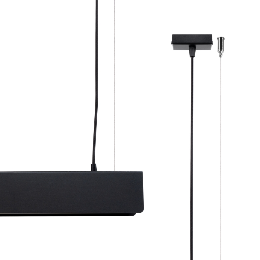 LED Żyrandol na lince SPARK 1xG13/8,5W/230V czarny