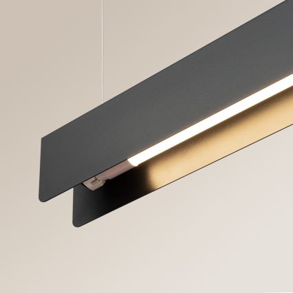 LED Żyrandol na lince SPARK 1xG13/8,5W/230V czarny