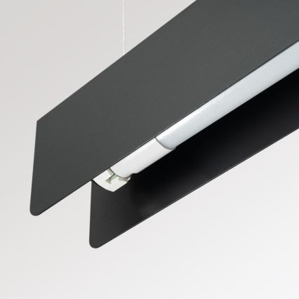 LED Żyrandol na lince SPARK 1xG13/8,5W/230V czarny