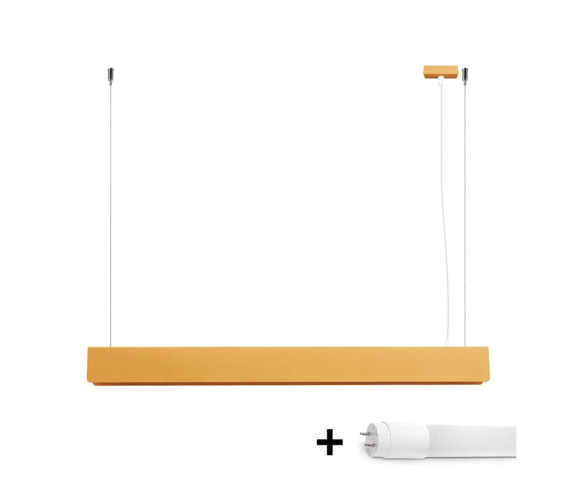 SL.1396 - LED Żyrandol na lince SPARK 1xG13/8,5W/230V złoty