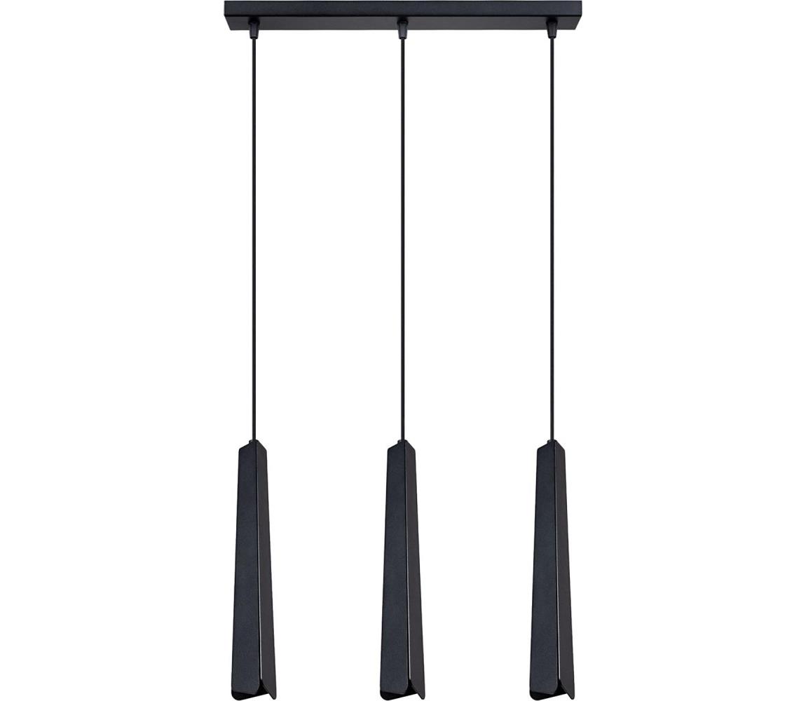 SL.1402 - Żyrandol na lince PRYSM 3xG9/8W/230V czarny