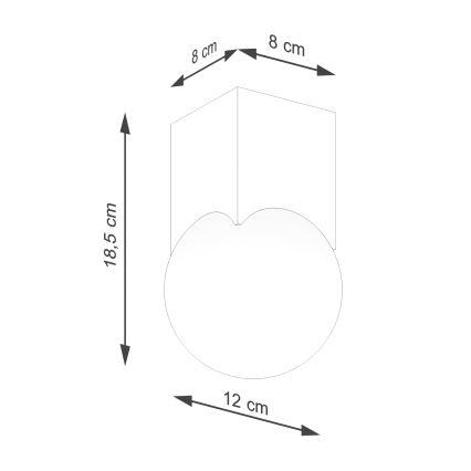 Oświetlenie punktowe SOLIS 1xG9/8W/230V buk
