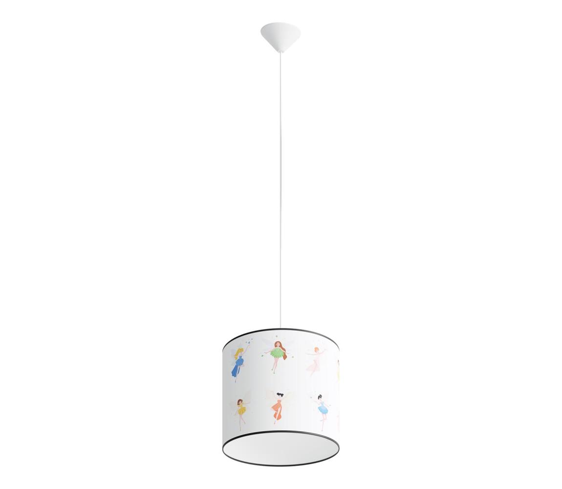 SL.1416 - Żyrandol dziecięcy na lince FAIRY 1xE27/15W/230V śr. 30 cm