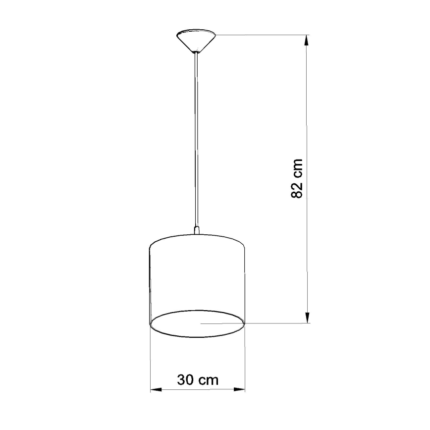 Żyrandol dziecięcy na lince OWLS 1xE27/15W/230V śr. 30 cm sowy