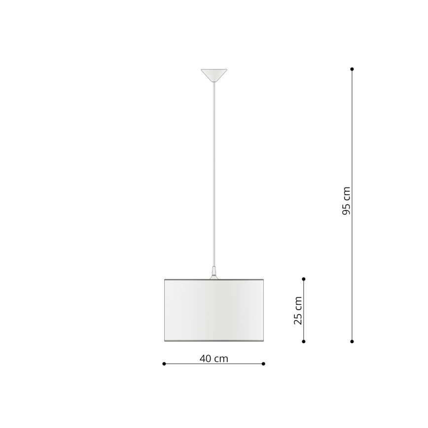 Żyrandol dziecięcy na lince OWLS 1xE27/15W/230V śr. 40 cm sowy