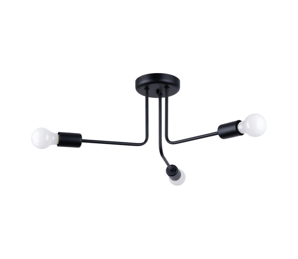 SL.1450 - Żyrandol NORAH 3xE27/15W/230V czarny