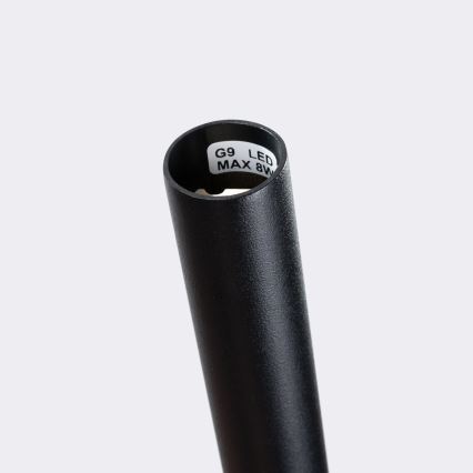 Żyrandol na lince BLISS 1xG9/8W/230V czarny