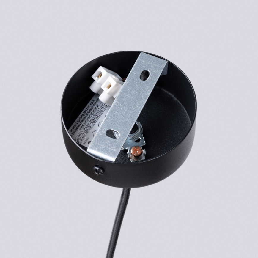 Żyrandol na lince BLISS 1xG9/8W/230V czarny