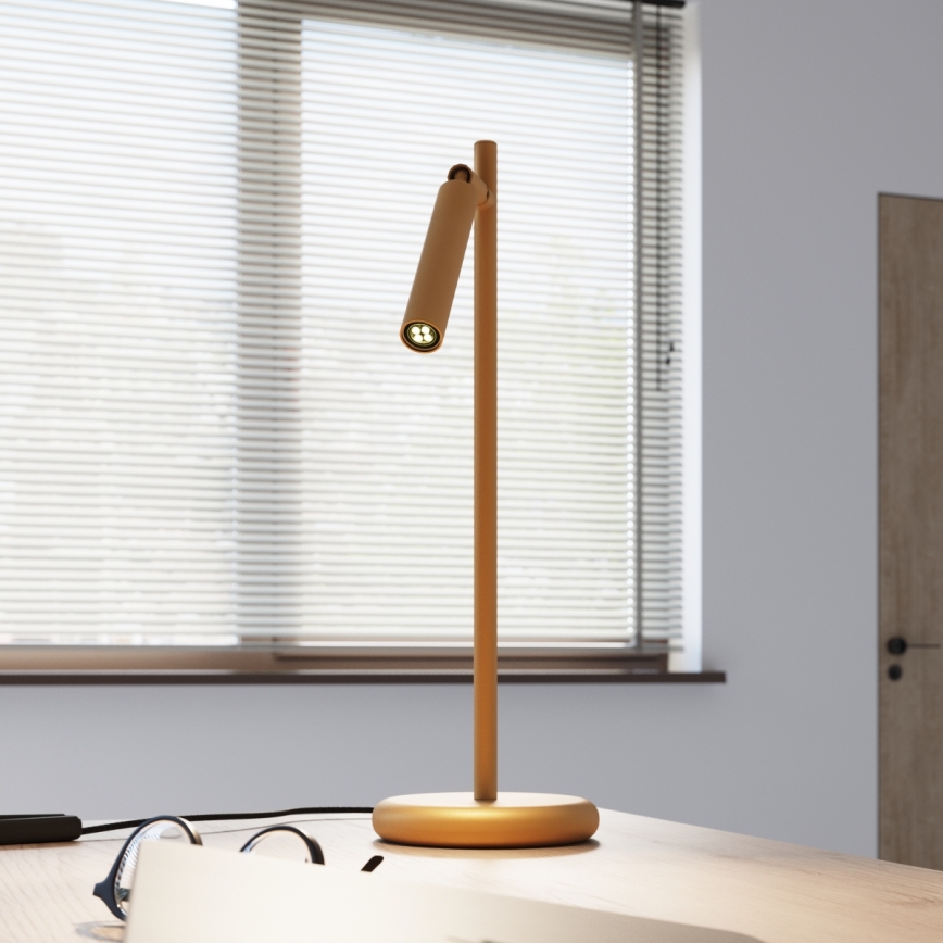Lampa stołowa PASTELO 1xG9/8W/230V złoty