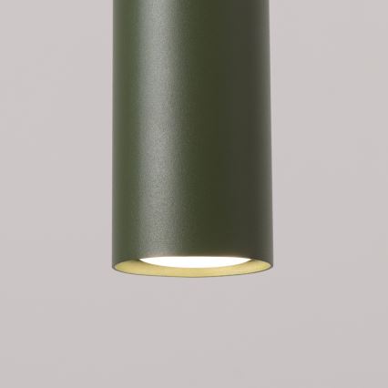 Żyrandol na lince LAGOS 3xGU10/10W/230V zielony