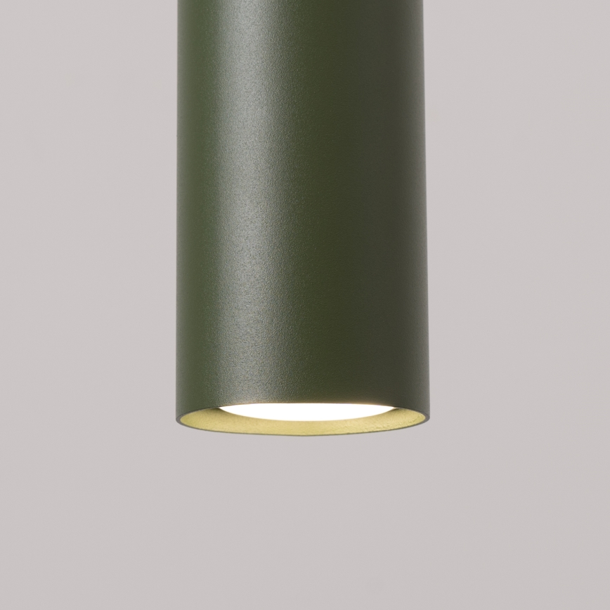 Żyrandol na lince LAGOS 3xGU10/10W/230V zielony