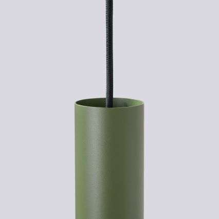 Żyrandol na lince LAGOS 3xGU10/10W/230V zielony