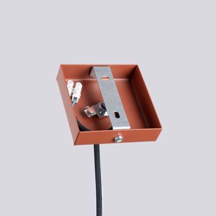 Żyrandol na lince LAGOS 1xGU10/10W/230V czerwony