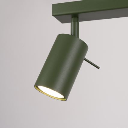 Oświetlenie punktowe RING 2xGU10/10W/230V zielony