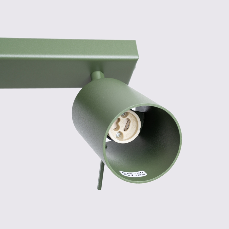 Oświetlenie punktowe RING 2xGU10/10W/230V zielony