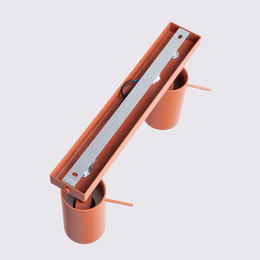Oświetlenie punktowe RING 2xGU10/10W/230V czerwony
