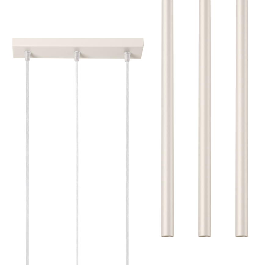 Żyrandol na lince PASTELO 3xG9/8W/230V kremowy