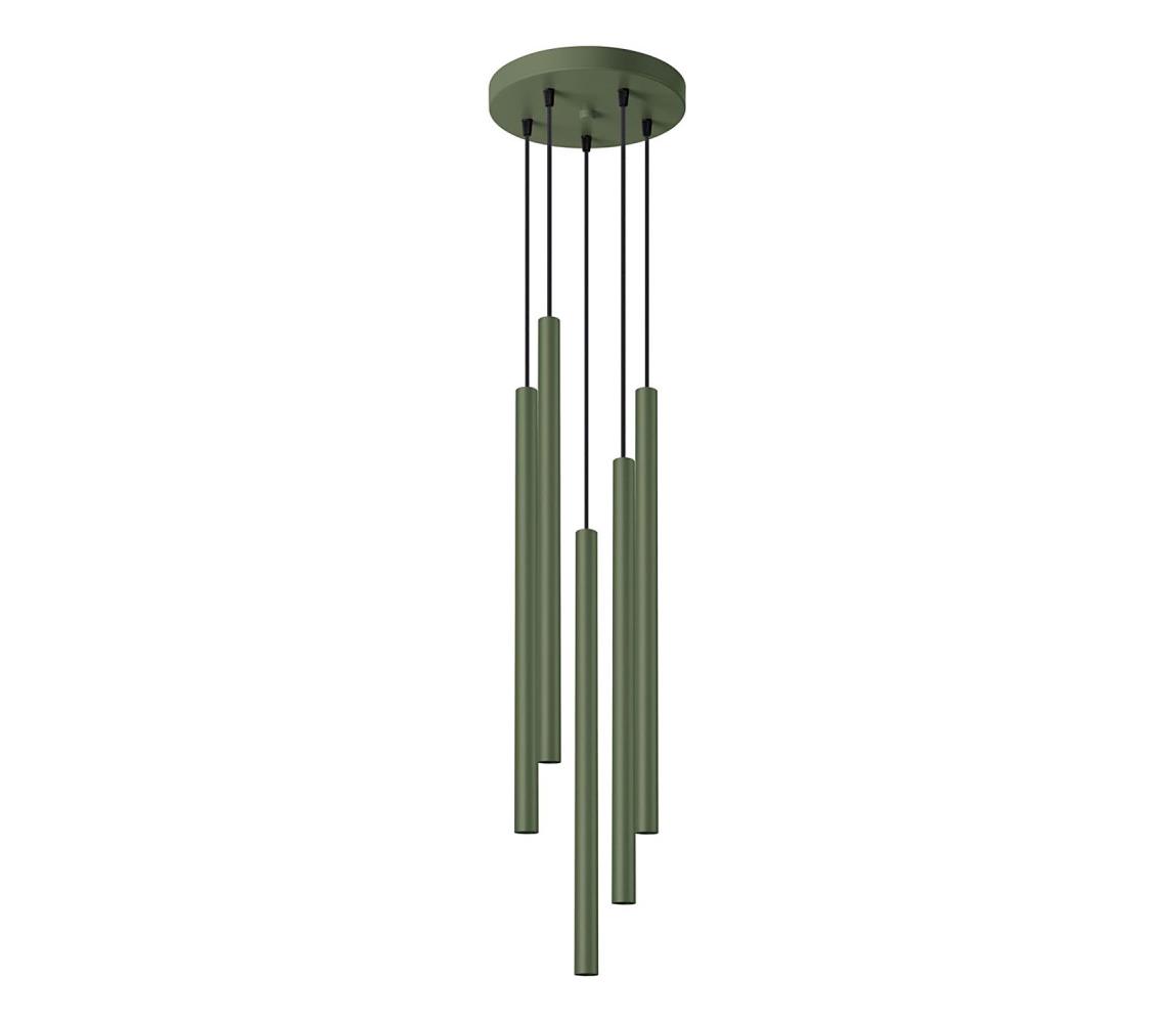 SL.1522 - Żyrandol na lince PASTELO 5xG9/8W/230V zielony