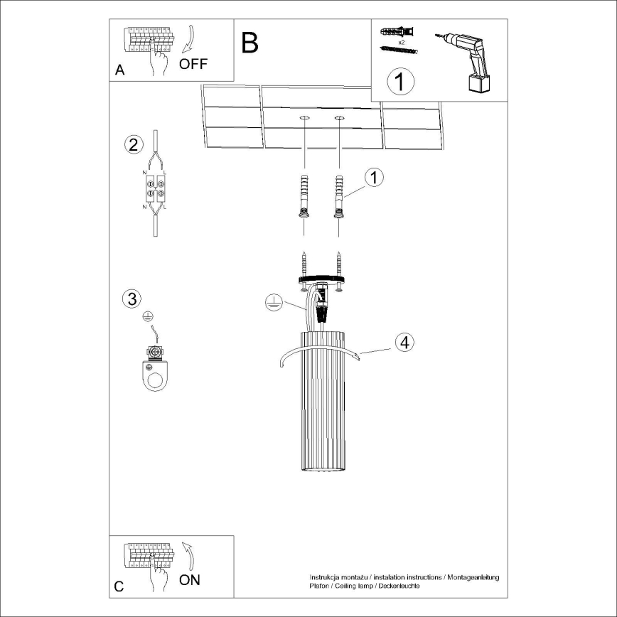 Oświetlenie punktowe KARBON 1xGU10/10W/230V 20 cm biały