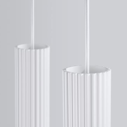 Żyrandol na lince KARBON 2xGU10/10W/230V biały