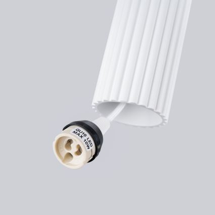Żyrandol na lince KARBON 2xGU10/10W/230V biały