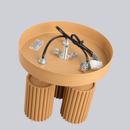 Oświetlenie punktowe KARBON 3xGU10/10W/230V złoty
