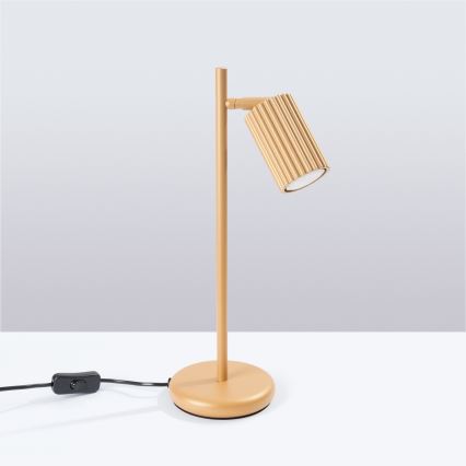Lampa stołowa KARBON 1xGU10/10W/230V złoty