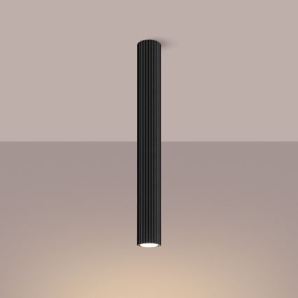 Oświetlenie punktowe KARBON 1xGU10/10W/230V 60 cm czarny