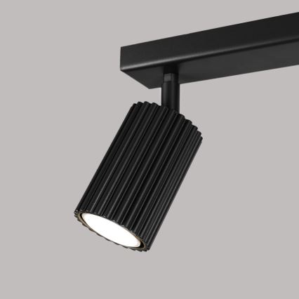 Oświetlenie punktowe KARBON 2xGU10/10W/230V czarny