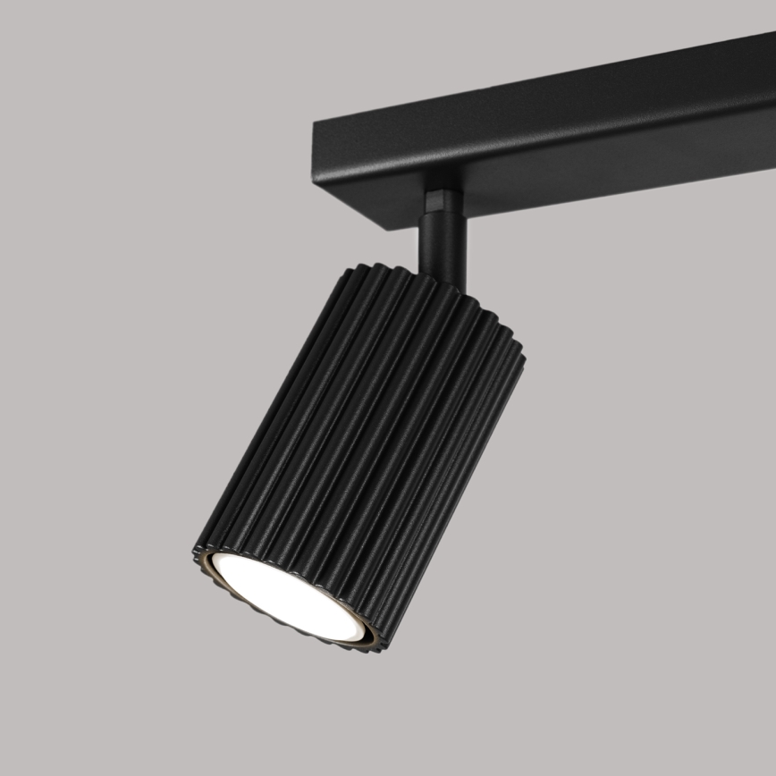 Oświetlenie punktowe KARBON 2xGU10/10W/230V czarny