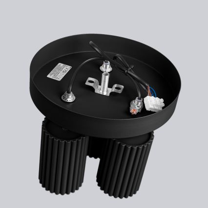 Oświetlenie punktowe KARBON 3xGU10/10W/230V czarny