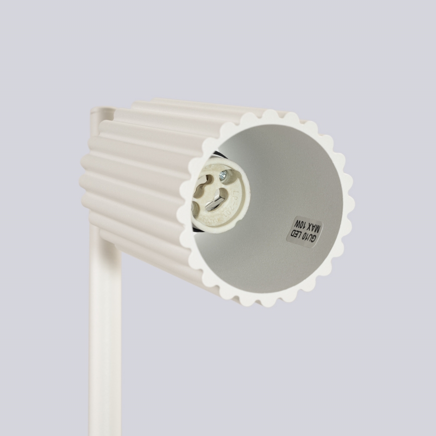 Lampa stołowa KARBON 1xGU10/10W/230V kremowy