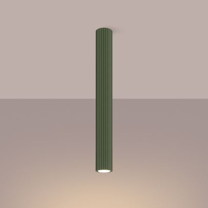 Oświetlenie punktowe KARBON 1xGU10/10W/230V 60 cm zielony