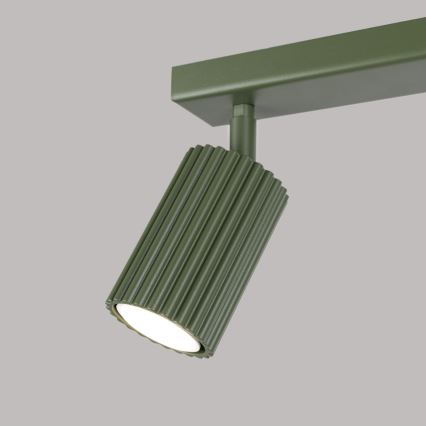 Oświetlenie punktowe KARBON 2xGU10/10W/230V zielony
