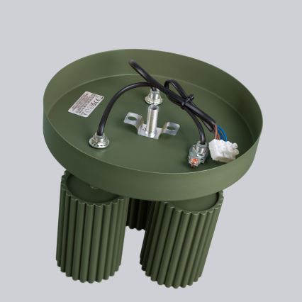 Oświetlenie punktowe KARBON 3xGU10/10W/230V zielony