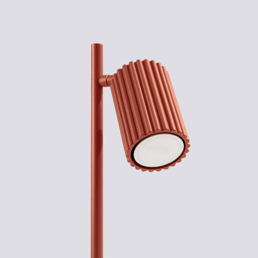 Lampa stołowa KARBON 1xGU10/10W/230V czerwony