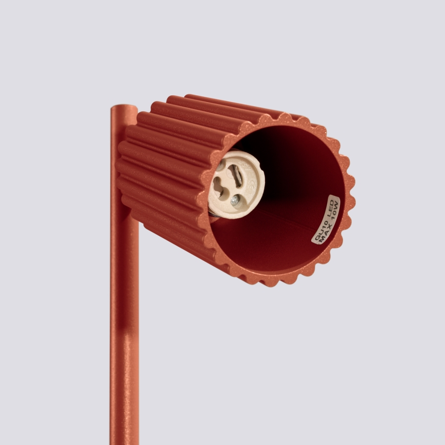 Lampa stołowa KARBON 1xGU10/10W/230V czerwony